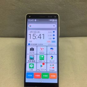 美品 SMフリー 京セラ かんたんスマホ2 A001KC 32GB シルバー色