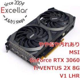 [bn:12] MSI製グラボ GeForce RTX 3060 Ti VENTUS 2X 8G V1 LHR PCIExp 8GB