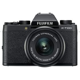 FUJIFILM X-T100レンズキット レンズキット ブラック 良品 動作確認済み 1ヶ月保証付 小型軽量 ミラーレス