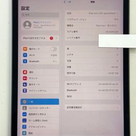 iPad mini 第5世代 A2133 MUQW2J/A