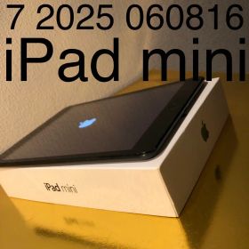 7 2025 060816美品 iPad mini アイパッドミニ 黒ブラック