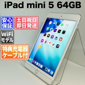 バッテリー良好 iPad mini 第5世代 64GB シルバー Wi-Fiモデル 中古 本体 動作確認済 【最短送料無料】 J-230