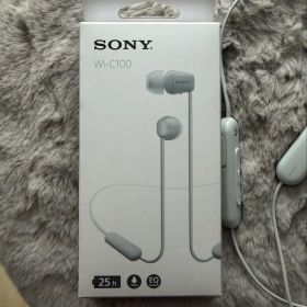 SONY WI-C100 ワイヤレスイヤホン ホワイト