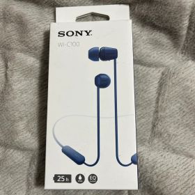 SONY WI-C100 ワイヤレスイヤホン 青