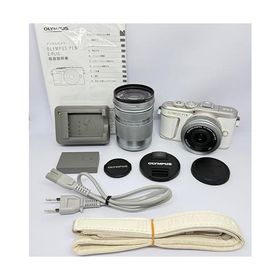 OLYMPUS ミラーレス一眼カメラ PEN E-PL10 EZダブルズームキット ホワイト