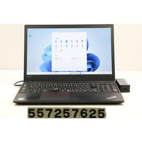 ノートパソコン Lenovo ThinkPad E580 Core i3 8130U 2.2GHz/8GB/256GB(SSD)/15.6W/FHD(1920x1080)/Win11