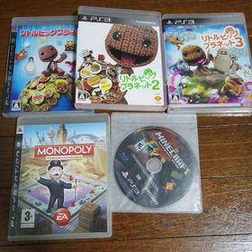 リトルビックプラネット1〜３＆モノポリー＆マインクラフト(家庭用ゲームソフト)