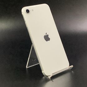 アップル(Apple)の【全額返金保証】【最速発送】Apple iPhone iPhone SE（第2世代） 128GB ホワイト Softbank SIMフリー 動作確認済(スマートフォン本体)