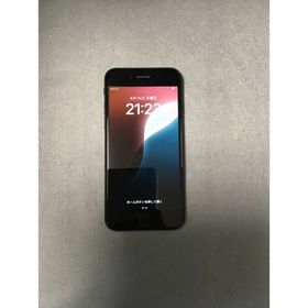 アイフォーン(iPhone)の美品 国内版 SIMフリー iPhoneSE 第2世代 64GB ブラック色(スマートフォン本体)