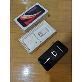 アイフォーン(iPhone)のジャンク品 iPhone SE 第2世代 64GB レッド(スマートフォン本体)