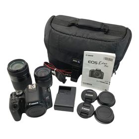 キヤノン(Canon)のCANON キャノン ダブルズームキット EOS KISS X9i デジタル一眼レフ ケース付き(デジタル一眼)