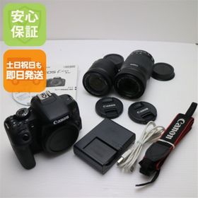 キヤノン(Canon)の新品同様 EOS Kiss X9i ダブルズームキット ブラック M000(デジタル一眼)