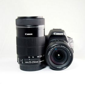 キヤノン(Canon)の【中古】(キヤノン) Canon EOS KISS X9 ダブルズームキツト ブラツク(コンパクトデジタルカメラ)