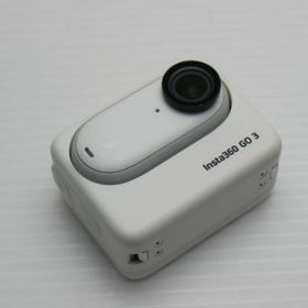 インスタスリーシックスティ(insta360)の新品同様 Insta360 GO 3 128GB ホワイト アクションカメラ Insta360 即日発送 土日祝発送OK M777(ビデオカメラ)