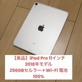 【美品】iPad Pro 11インチ 256GB セルラー 100%