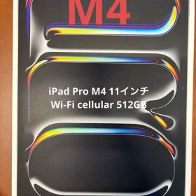 iPad Pro M4 11インチ Wi-Fi cellular 512GB
