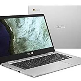 【中古】ASUS Chromebook C423NA-DH02 14.0"HD NanoEdgeディスプレイ、180度ヒンジIntelデュアルコアCeleronプロセッサ、4GB RAM、32GB eMMCストレージ、
