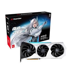 PowerColor Hellhound Reva AMD Radeon RX 9070 XT 16GB GDDR6 グラフィックカードバックプレートやアクリルフィギュアなどを同梱