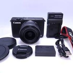 【極美品】Canon EOS M10 レンズキット ブラック EF-M15-45mm F3.5-6.3 IS STM 付属 EOSM10BK-1545ISSTMLK ミラーレス一眼カメラ