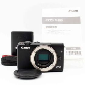 わずかシャッター数3000枚以下 CANON EOS M100 ボディ ブラック#8803