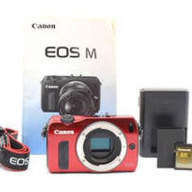 超美品 Canon EOS M ミラーレスデジタルカメラボディ レッド キヤノン 609