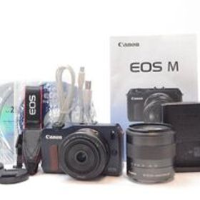 ★Canon キャノン EOS M ダブルレンズキット ベイブルー★#H0042508019A