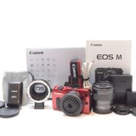 ★Canon キャノン EOS M ダブルレンズキット レッド★#H0042508025A