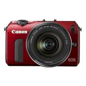 中古 １年保証 美品 Canon EOS M レンズキット 18-55mm IS STM レッド