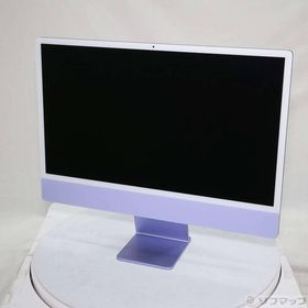 〔中古〕Apple(アップル) iMac 24-inch Mid-2021 Z13100057 Apple M1 8コアCPU_8コアGPU 8GB SSD512GB パープル 〔15.7 Sequoia〕〔377-ud〕