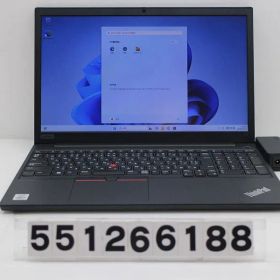 Lenovo ThinkPad E15 Core i5 10210U 1.6GHz/8GB/256GB(SSD)/15.6W/FHD(1920x1080)/Win11 【551266188】