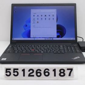 Lenovo ThinkPad E15 Core i5 10210U 1.6GHz/8GB/256GB(SSD)/15.6W/FHD(1920x1080)/Win11 【551266187】