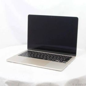 ソフマップ 〔展示品〕 MacBook Air 13.6-inch Late-2024 MC8J4J／A Apple M3 8コアCPU_8コアGPU 16GB SSD256GB スターライト 〔26.3 Tahoe〕【198】