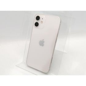 【中古】Apple docomo 【SIMロック解除済み】 iPhone 12 mini 64GB ホワイト MGA63J/A【立川フロム中武】保証期間１ヶ月【ランクC】