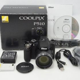 美品 Nikon ニコン COOLPIX P510 デジタルカメラ ブラック 元箱付 260401a