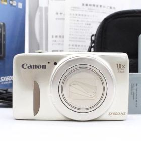 ＜＜化粧箱付き！！＞＞【良品】CANON キヤノン デジタルカメラ Power Shot SX600 HS ゴールド 光学18倍ズーム PSSX600HS(GL) #LE2027203