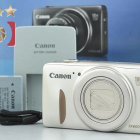 【中古】Canon キヤノン PowerShot SX600 HS ゴールド コンパクトデジタルカメラ 元箱付き