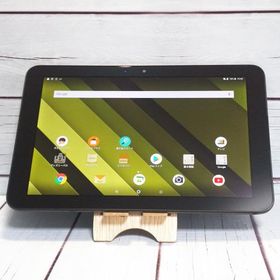 au Qua tab QZ10 KYT33 オリーブブラック 本体 白ロム SIMロック解除済み SIMフリー B530317