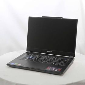〔中古〕MSI(エムエスアイ) 〔展示品〕 Cyborg 14 A13V Cyborg-14-A13UDX-4149JP ブラック＆スケルトン〔368-ud〕