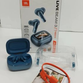 【美品】JBL LIVE BEAM 3/ワイヤレスイヤホン/ブルー