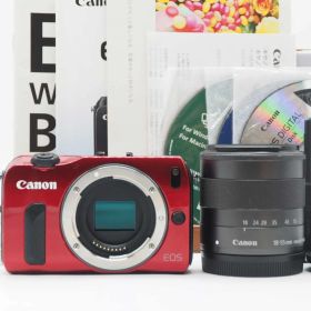 キャノン Canon EOS M Mirrorless Digital Camera Red 18-55mm Lens 元箱 [良品] #Z5836A