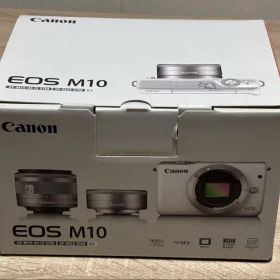【美品・完備品】Canon EOS M10 ダブルレンズキット ホワイト