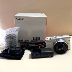 Canon EOS M100 ダブルレンズキット ホワイト＋Utulens