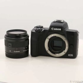 ソフマップ 〔中古品〕 EOS Kiss M EF-M15-45 IS STM レンズキット ブラック【348】