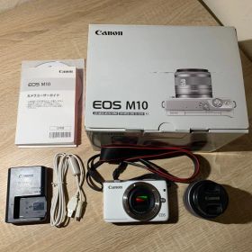 9898 Canon EOS M10 ホワイト デジカメ 動作確認済み【宅】