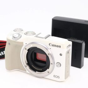 B- (並品) Canon キヤノン EOS M3 ホワイト ボディ 初期不良返品対応 33-286