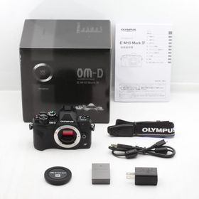 オリンパス(OLYMPUS)のOLYMPUS オリンパス OM-D E-M10 MarkIVボディ ブラック(デジタル一眼)