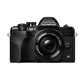 【中古】「非常に良い」Olympus OM-D E-M10 Mark IV ブラックボディ ブラック M.Zuiko デジタル ED 14-42mm F3.5-5.6 EZレンズキット(ミラーレス一眼)