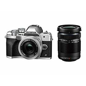 OLYMPUS ミラーレス一眼カメラ OM-D E-M10 MarkIV EZダブルズームキット シルバー(ミラーレス一眼)