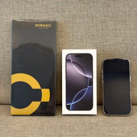 iPhone16 Pro ブラックチタニウム SIMフリー 短期間使用 おまけ付