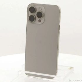 ソフマップ 〔中古品〕 iPhone16 Pro Max 256GB ナチュラルチタニウム MYWK3J／A SIMフリー【344】